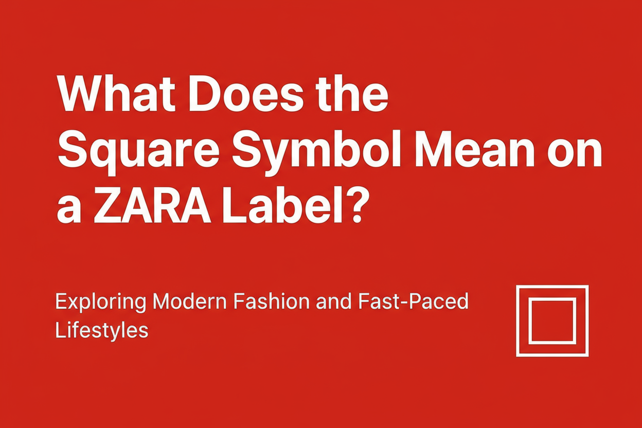 What Does the Square Symbol Mean on a Zara Label?